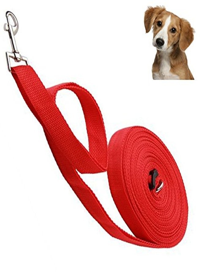 Nema NM Nema Nylon Adjustable Training Dog Leash - Red - Medium - Image 4